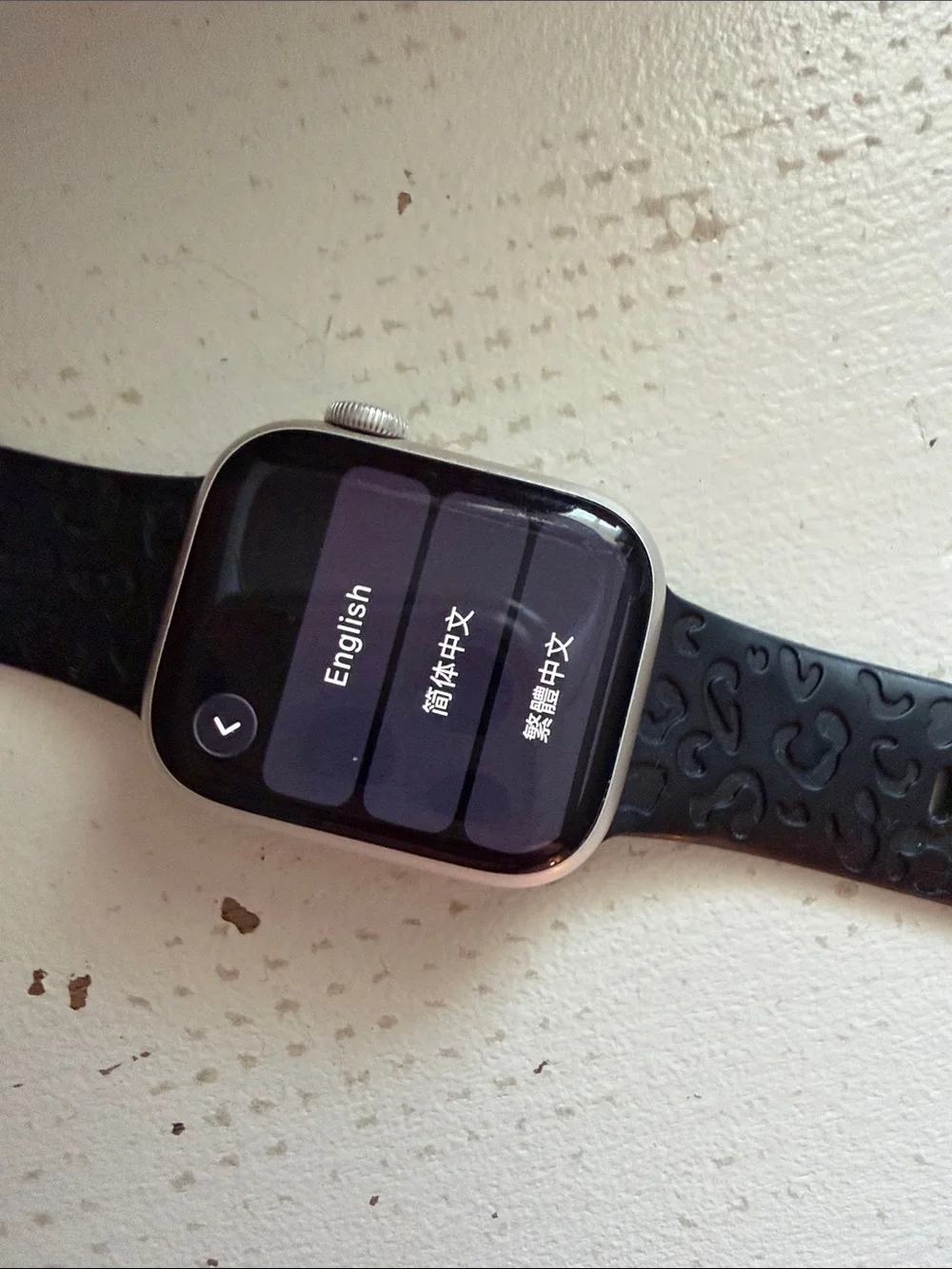 Apple Smartwatch with Black Sport Band